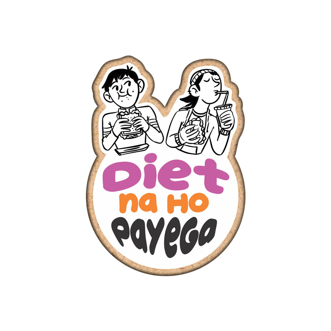 Diet Na Ho Payega Fridge Magnet