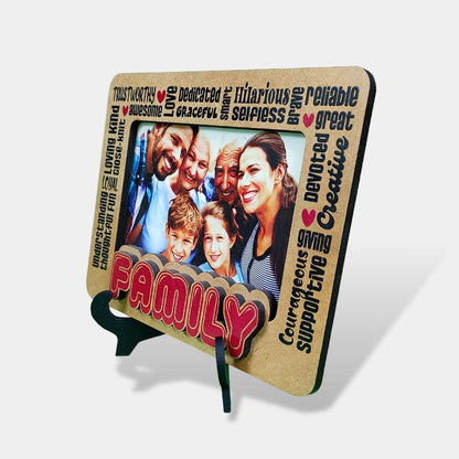 Family Wooden Photo Frame