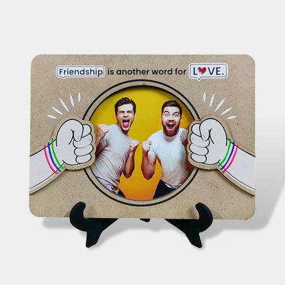 Friendship is another word for love Wooden Photo Frame